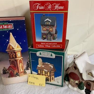 B124 Christmas Village