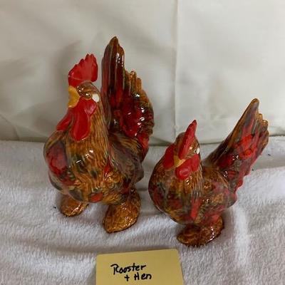 B159 Rooster & Hen
