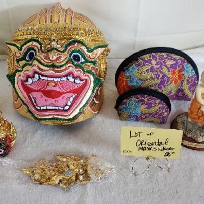 B181 Oriental Mask and DÃ©cor