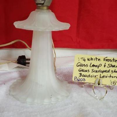 B203 Frosted Glass and Lamp/Shade