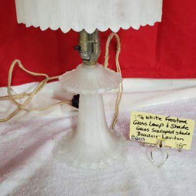 B203 Frosted Glass and Lamp/Shade