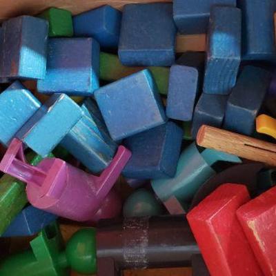 B218 Wooden Building Blocks