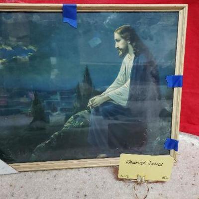 B268 Framed Jesus