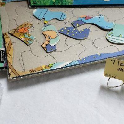 B392 Large Vintage Thick Puzzles