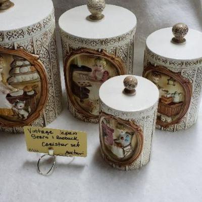 B412 Vintage Canister Set