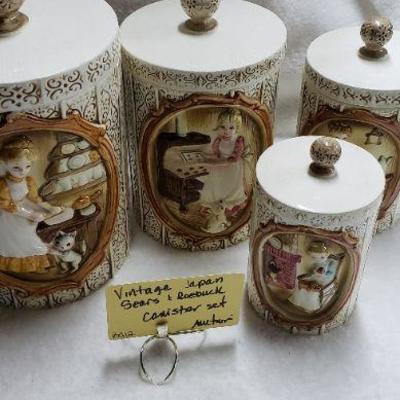 B412 Vintage Canister Set