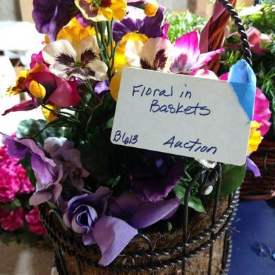 B613 Floral Basket