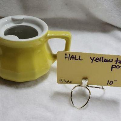 B366 Yellow Tea Pot