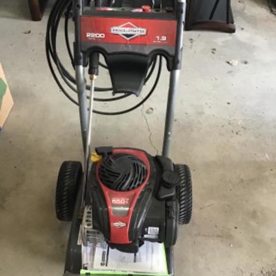 #G38.  Briggs and Stratton 2200 psi pressure washer