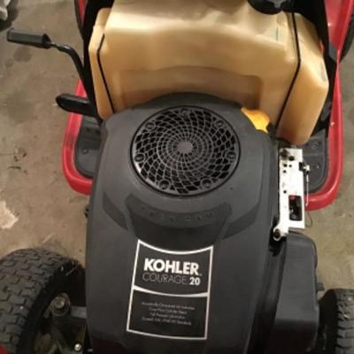 #A86.  2006 Toro riding mower with 48â€ deck, bagger and lawn sweeper