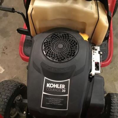 #A86.  2006 Toro riding mower with 48â€ deck, bagger and lawn sweeper