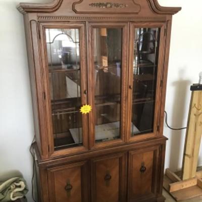 #g19.  Lighted China cabinet