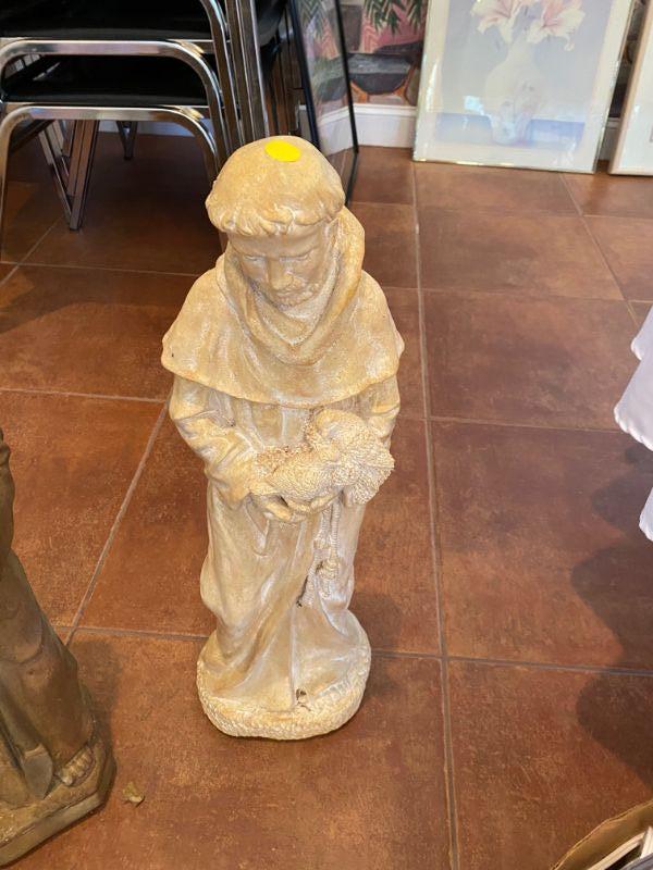Saint Francis yard statue
