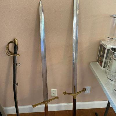 Collectible Fantasy swords set of 3