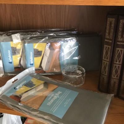 #lr29. Four under bed storage, photo albums, MSUM trinket box