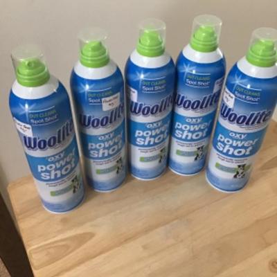 #hc1. Five new cans of Woolite Oxy Power Shot