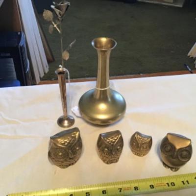 #fr6.  Brass owls and vases