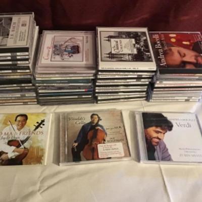 #fr14.  Approximately 50 classical CDs