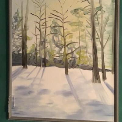 #fr24.  Two hand painted pictures