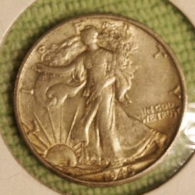 1945 D Walking Liberty Half Dollar