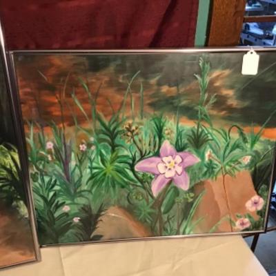 #fr50.  Set of three paintings