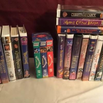 #fr55.  Disney VHS movies