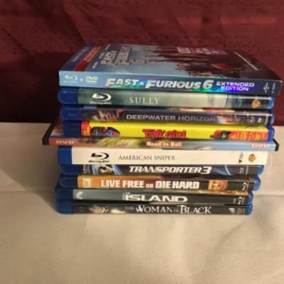 #fr60.  10 Blu-ray DVDs