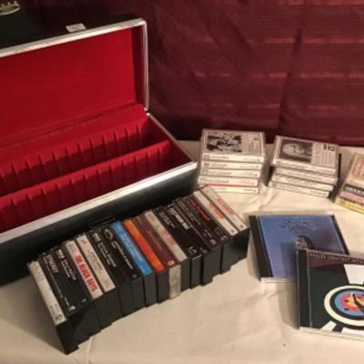 #fr67.  Cassettes with case and Eagles CD