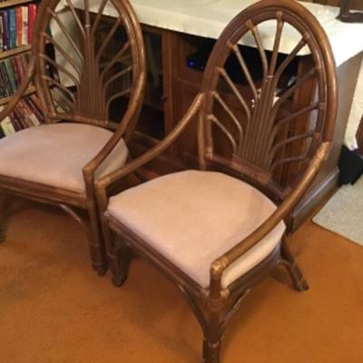 #fr73.  Two rattan chairs