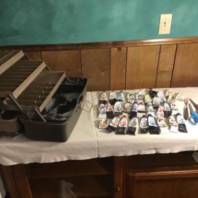 #p35.  Three tray box with acrylic paint