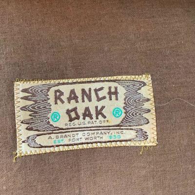A. Brandt Ranch Oak rocking chair & ottoman