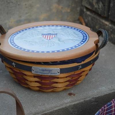Longaberger Basket Lot #3 The Patriot 