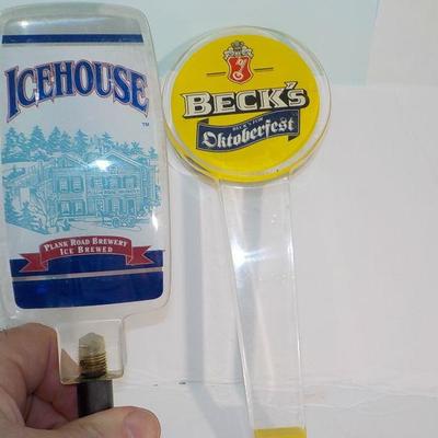 'Beck's Qctoberfest Beer Tap and Icehouse Beer tap.