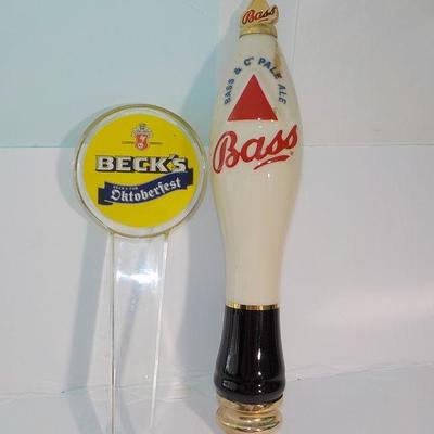 Beck's Octoberfest beer tap and Bass Ale Beer tap.