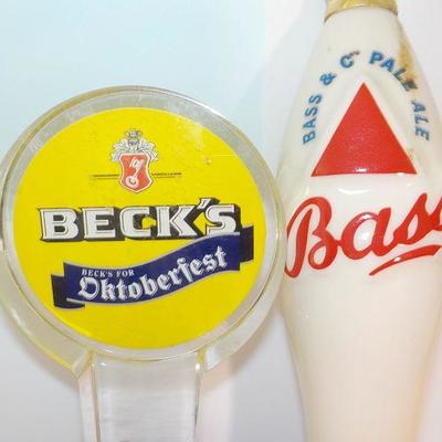 Beck's Octoberfest beer tap and Bass Ale Beer tap.