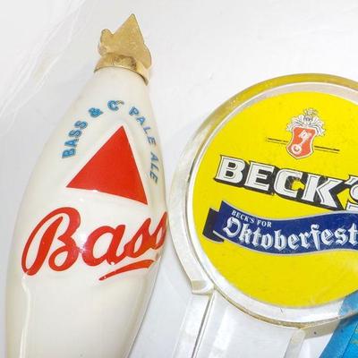 Beck's Octoberfest beer tap and Bass Ale Beer tap.