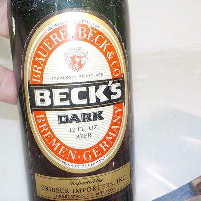 Beck's Dark Beer Tap and Concord pale ale beer taps.
