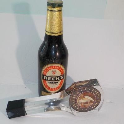 Beck's Dark Beer Tap and Concord pale ale beer taps.