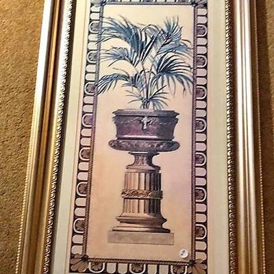 Framed Art - Tropical Neutral Design