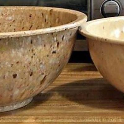 TEXAS WARE Splatter Confetti Melamine Melmac  BOWLS (2)