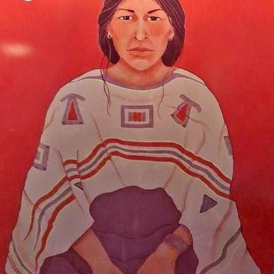 American Indian Art Poster Jeanne Rorex Bridges