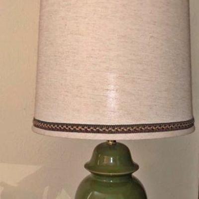 Green Ginger Jar Table Lamp