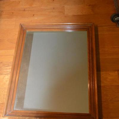 Beautiful Wood Framed Mirror