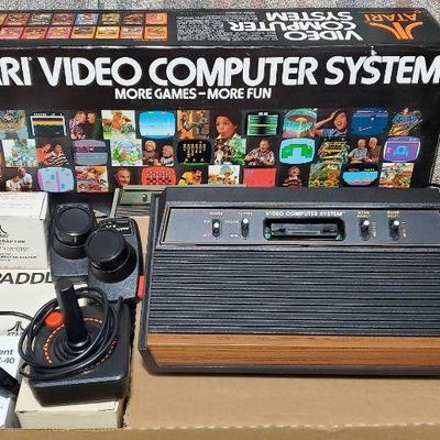 Vintage Atari 2600 Video Game Computer System - Complete in Box