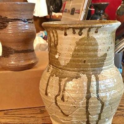Rustic POTTERY VESSEL VASES