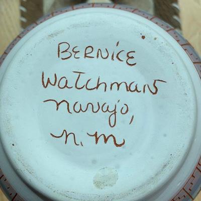 Bernice Watchman Navajo pottery