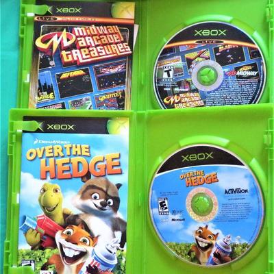 XBOX Games (2) Midway Arcade Treasures, Microsoft OVER THE HEDGE - complete