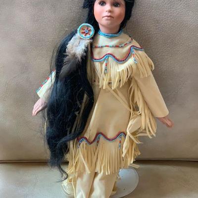 Native American older girl doll