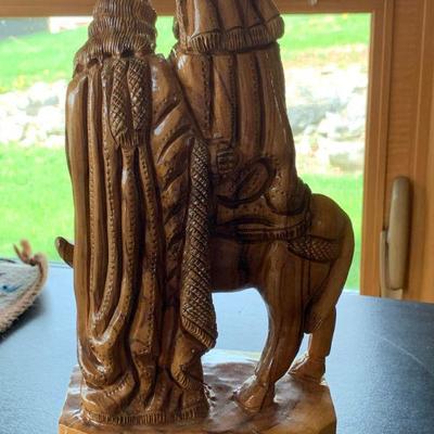 Holy family carving from Bethlehem 