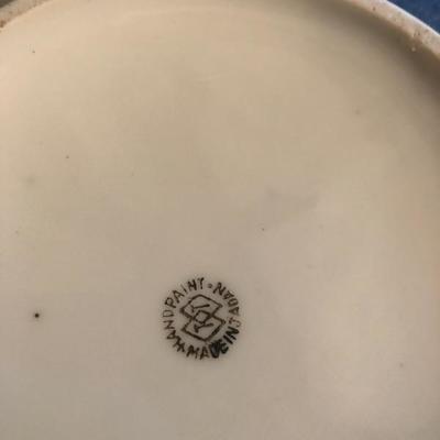 Hand painted Vintage Teapot Coffee Pot Pink Flowers